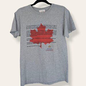 (3/$20) Vintage Molson "I AM CANADIAN" Tee